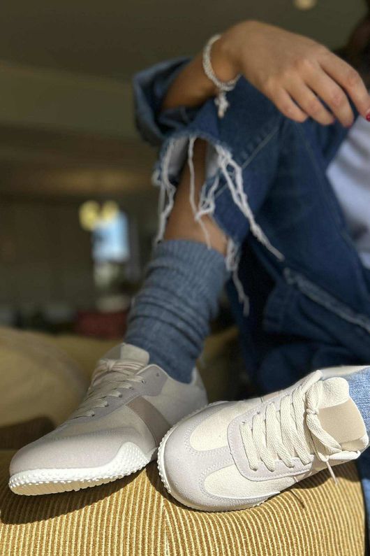 Track Retro Trainer Stone